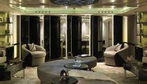 Luxury charter motor yacht CANDYSCAPE II salon